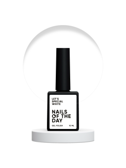 Let's Special White NAILSOFTHEDAY – Intensywnie Biały Lakier Hybrydowy