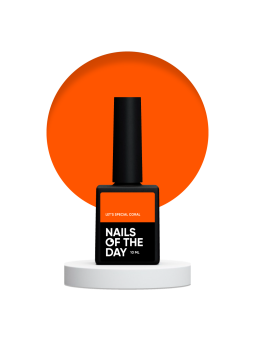 Let's Special Coral NAILSOFTHEDAY – Neonowy Koralowy Lakier Hybrydowy