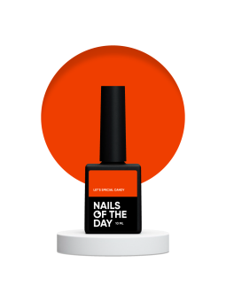 Let's Special Candy NAILSOFTHEDAY – Neonowy Czerwony Lakier Hybrydowy