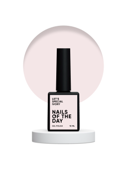 Let's Special Ivory NAILSOFTHEDAY – Kremowy Lakier Hybrydowy