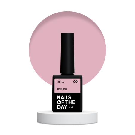 Cover Base NEW 09 Nailsoftheday – Różowa Baza Hybrydowa