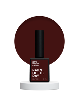 Let's Special Cherry NAILSOFTHEDAY – Głęboki Wiśniowy Lakier Hybrydowy