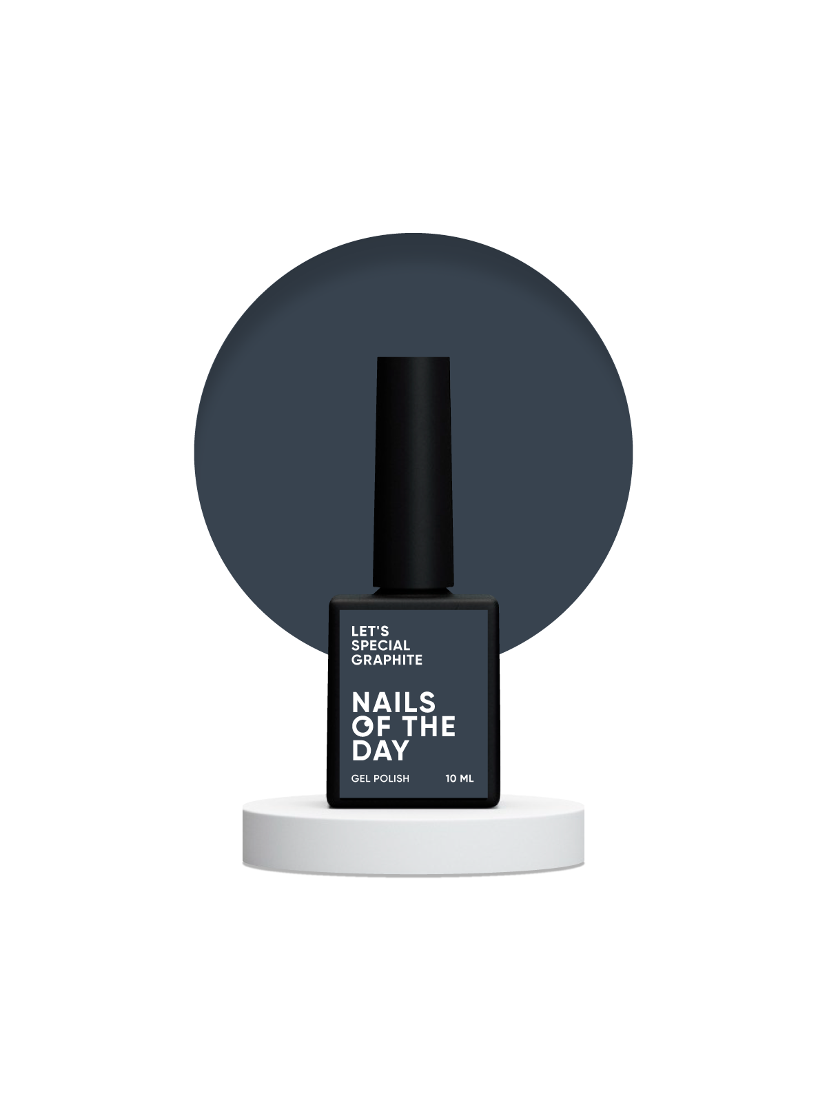 Let's Special Graphite NAILSOFTHEDAY – Głęboki Grafitowy Lakier Hybrydowy