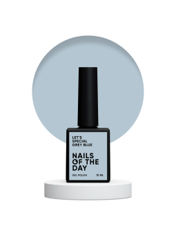 Let's Special Grey Blue NAILSOFTHEDAY – Elegancki Szaro-Niebieski Lakier Hybrydowy