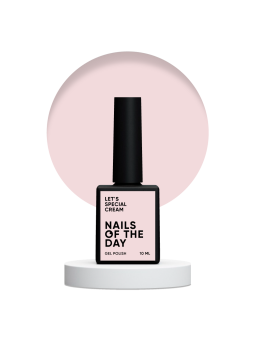 "Let's Special Cream NAILSOFTHEDAY ( NOTD) – delikatny kremowy lakier hybrydowy."