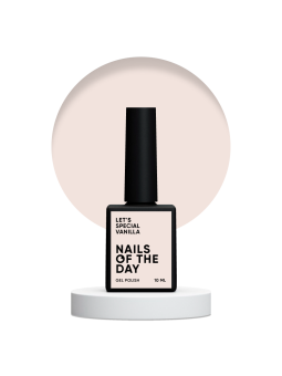 "Let's Special Vanilla NAILSOFTHEDAY (NOTD)– delikatny waniliowy lakier hybrydowy."