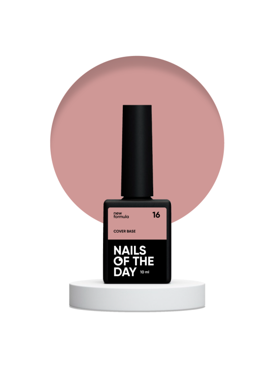 Cover Base NEW 16 Nailsoftheday – Subtelna Baza Hybrydowa w Różowym Beżu