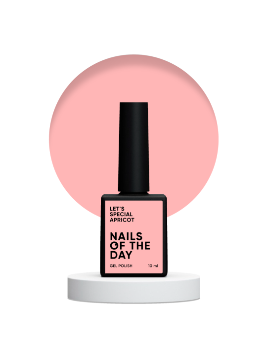"Let's Special Apricot NAILSOFTHEDAY (NOTD) – lakier hybrydowy w subtelnym brzoskwiniowym odcieniu."
