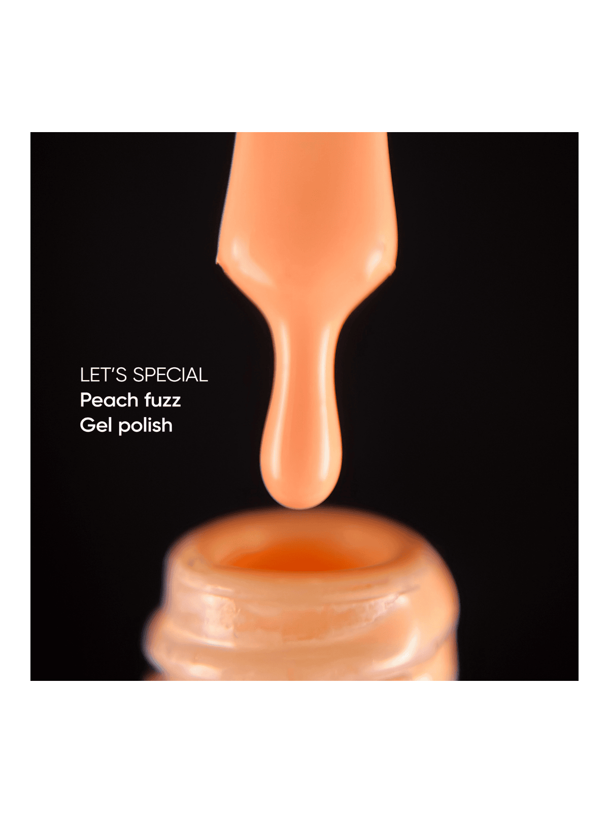 "Let's Special Peach Fuzz NAILSOFTHEDAY (NOTD) – trwały lakier hybrydowy w subtelnym pastelowym odcieniu."