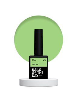 Cover Base NEW 24 Nailsoftheday – Półprzezroczysta Seledynowa Baza Hybrydowa