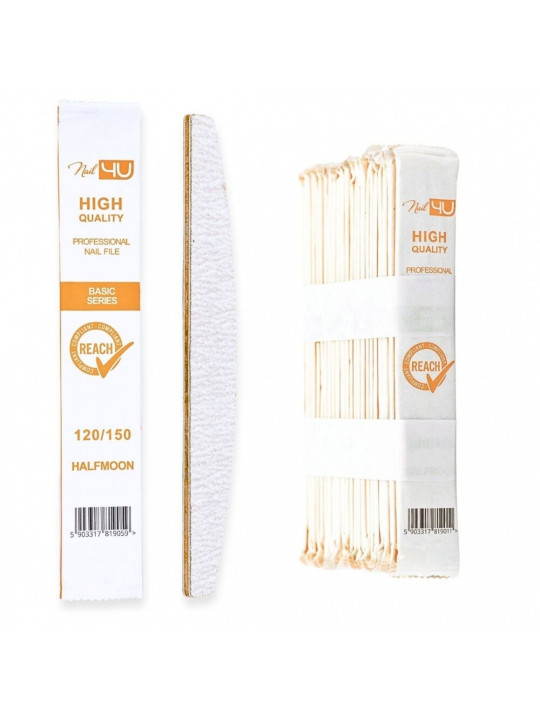 NAIL4U Pilnik BASIC Łódka 120/150 (25 szt.)