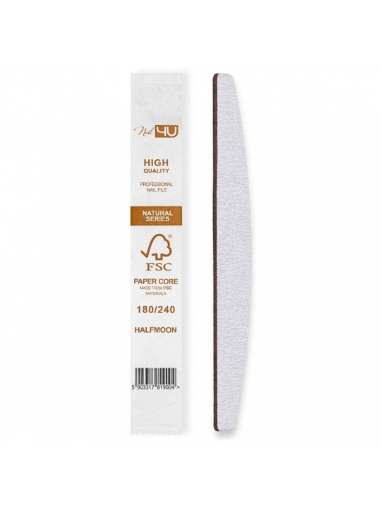 NAIL4U NATURAL Standard Łódka 180/240 (25 szt.)