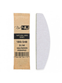 NAIL4U Slim MINI halfmoon 180/240 – pilnik podologiczny w wersji mini