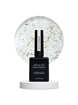 Reflective Base 04 NAILSOFTHENIGHT – odblaskowa baza z beżowo-mleczną drobinką