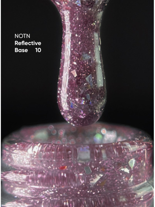 Reflective Base 10 – półprzezroczyste krycie, chłodny różowy ton