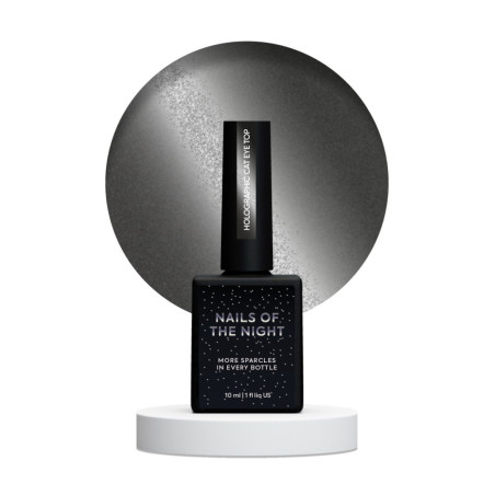 Holographic Top Cat eye NAILSOFTHENIGHT – holograficzny top bez lepkiej warstwy