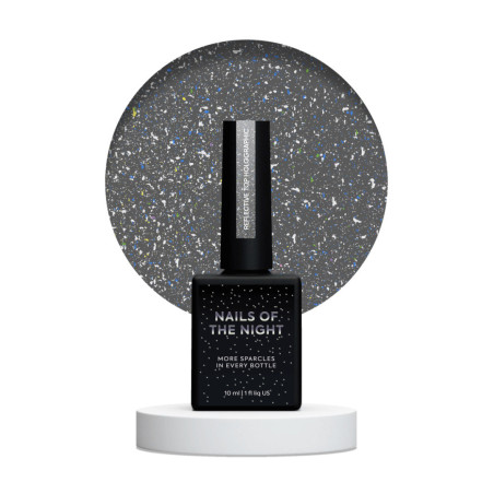 NAILSOFTHENIGHT Reflective Top Holographic - przezroczysty top z chłodnym, intensywnym połyskiem
