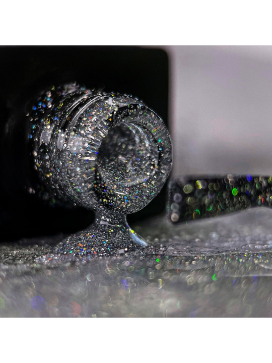 NAILSOFTHENIGHT Reflective Top Holographic – butelka z pędzelkiem, efekt odblaskowy