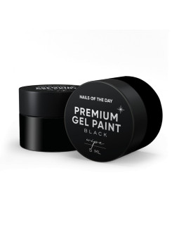 opakowanie farbki żelowej do manicure, ujęcie frontalne na neutralnym tle