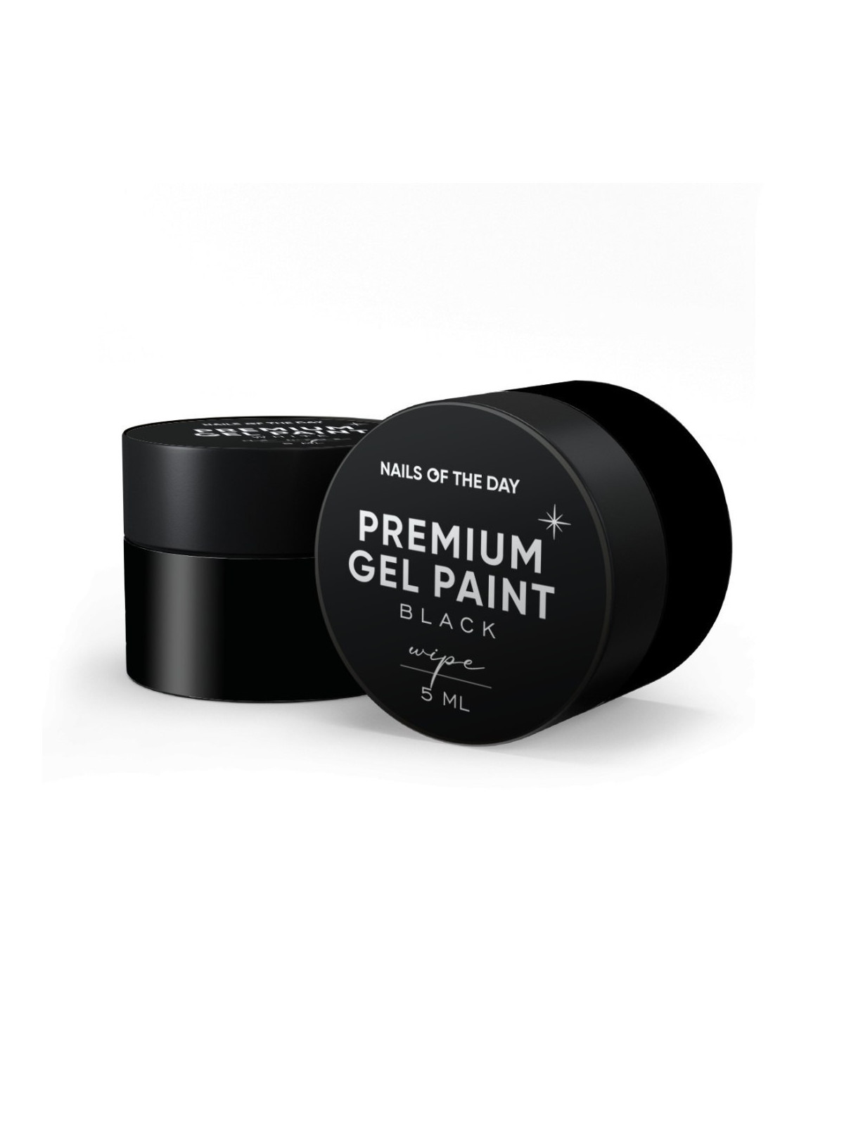 opakowanie farbki żelowej do manicure, ujęcie frontalne na neutralnym tle