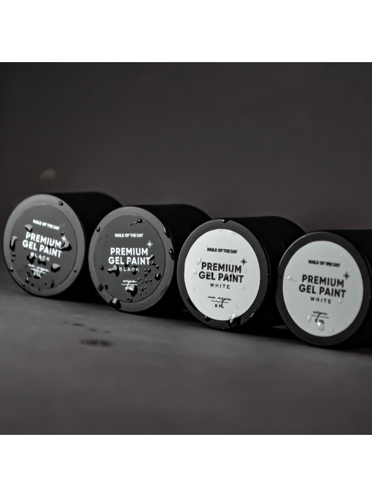 wiele opakowań farbki żelowej do manicure