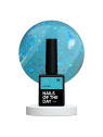 NAILSOFTHEDAY Potal Base 24 – Turkusowa Baza Hybrydowa z Holograficznymi Płatkami