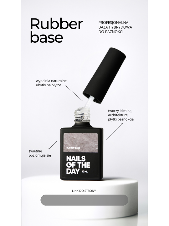 Rubber Base Nailsoftheday – Profesjonalna Baza Hybrydowa Rubber Base Nailsoftheday – Profesjonalna Baza Hybrydowa