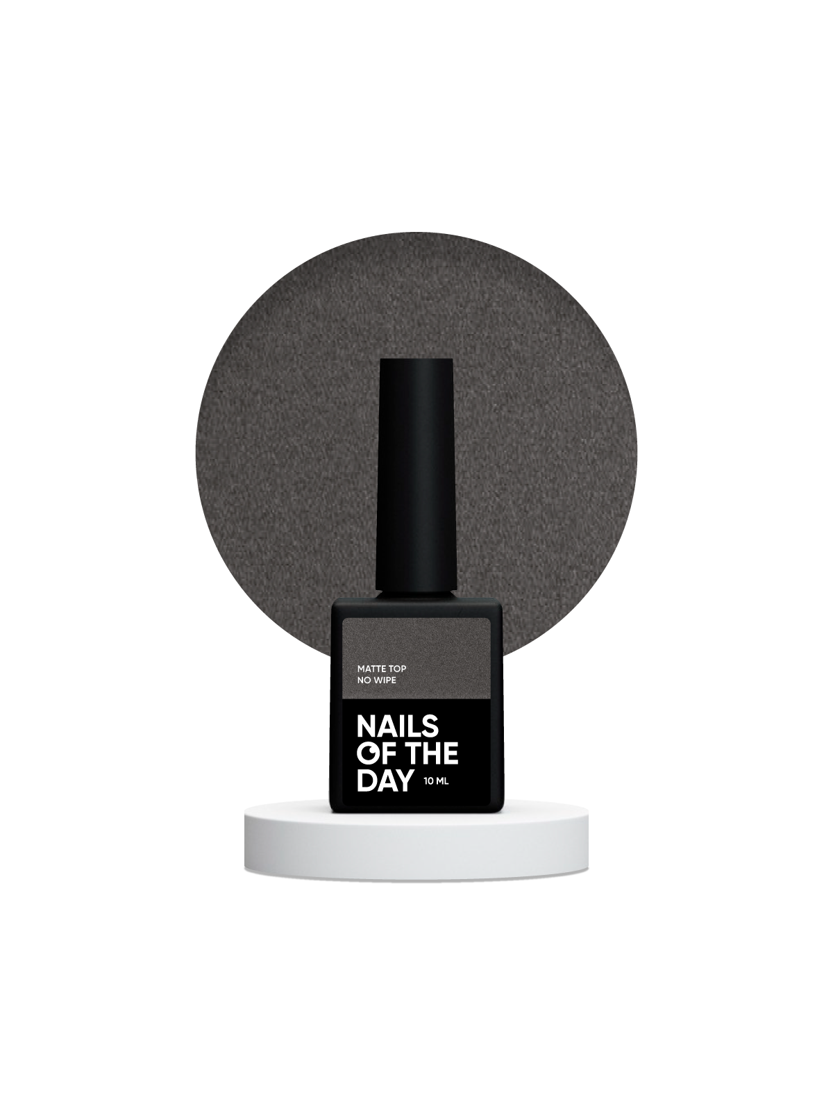 "Matte Top No Wipe NAILSOFTHEDAY – Profesjonalny Matowy Top Hybrydowy"