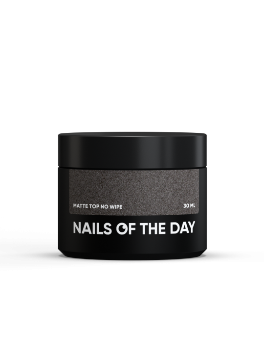 Matte Top No Wipe NAILSOFTHEDAY – Matowy Top Hybrydowy