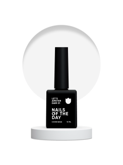 Let’s Amsterdam 01 Nailsoftheday – Mleczno-Przezroczysta Kamuflująca Baza