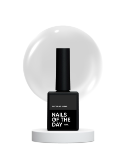 Bottle Gel Clear NAILSOFTHEDAY – Profesjonalny Przezroczysty Żel Budujący do Wzmocnienia i Naprawy Paznokci