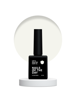 Let’s Amsterdam 02 Nailsoftheday – Mleczno-Biała Kamuflująca Baza Hybrydowa