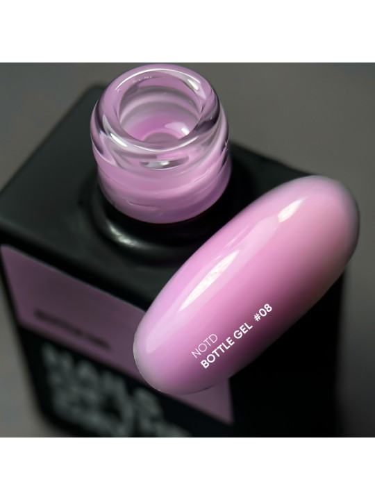 Bottle Gel 08 NAILSOFTHEDAY – Profesjonalny Chłodno-Różowy Żel Budujący