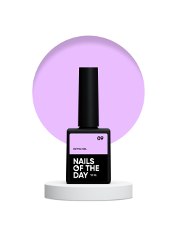 Bottle Gel 09 NAILSOFTHEDAY – Profesjonalny Jasnofioletowy Żel Budujący