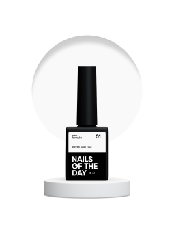 Cover Base NEW Milk 01 Nailsoftheday – Mleczna Półprzezroczysta Baza Hybrydowa