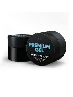 Premium Gel 11 NAILSOFTHEDAY – Kryjący Błękitny Żel Budujący do Paznokci