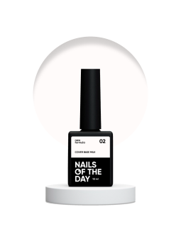 Cover Base NEW Milk 02 Nailsoftheday – Mleczna Półprzezroczysta Baza Hybrydowa