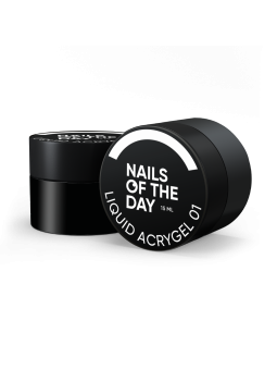 Liquid Acrygel 01 NAILSOFTHEDAY – Mleczny Akrylożel do Wzmocnienia i Przedłużania Paznokci