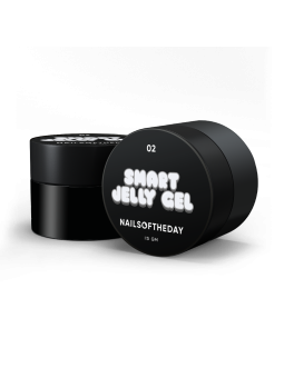 Smart Jelly Gel 02 NAILSOFTHEDAY – Biały Budujący Żel-Galaretka do Paznokci