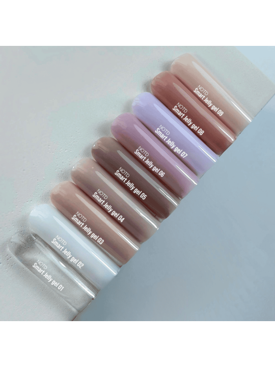 Smart Jelly Gel 06 NAILSOFTHEDAY – Liliowo-Różowy Żel-Galaretka do Przedłużania Paznokci