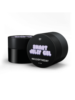 Smart Jelly Gel 07 NAILSOFTHEDAY – Delikatny Fioletowy Żel-Galaretka do Modelowania Paznokci